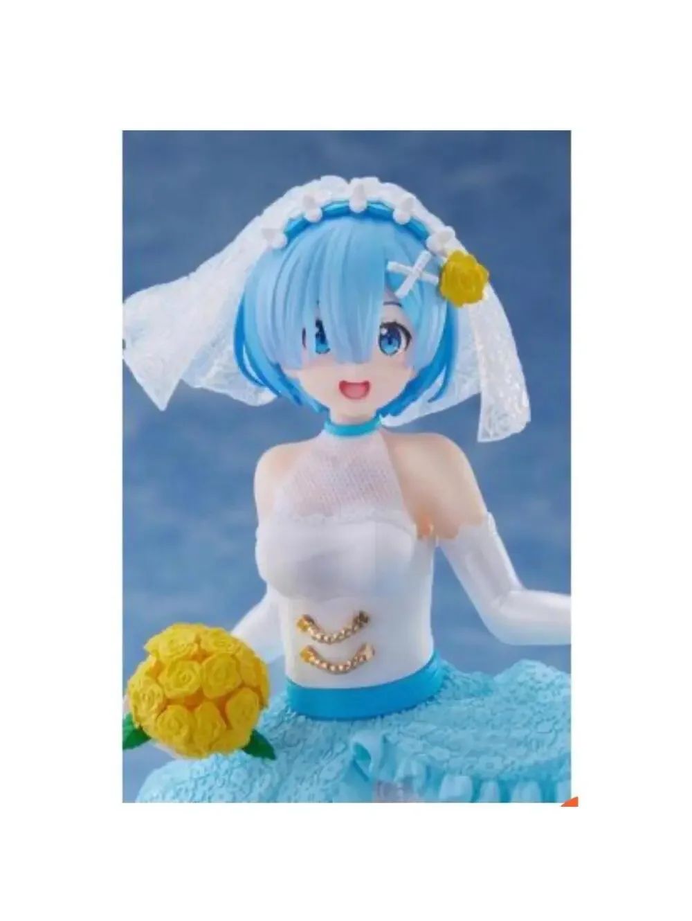 FuRyu Rem Wedding Dress Figure Re:Zero SSS Blue White New Anime Statue US Seller